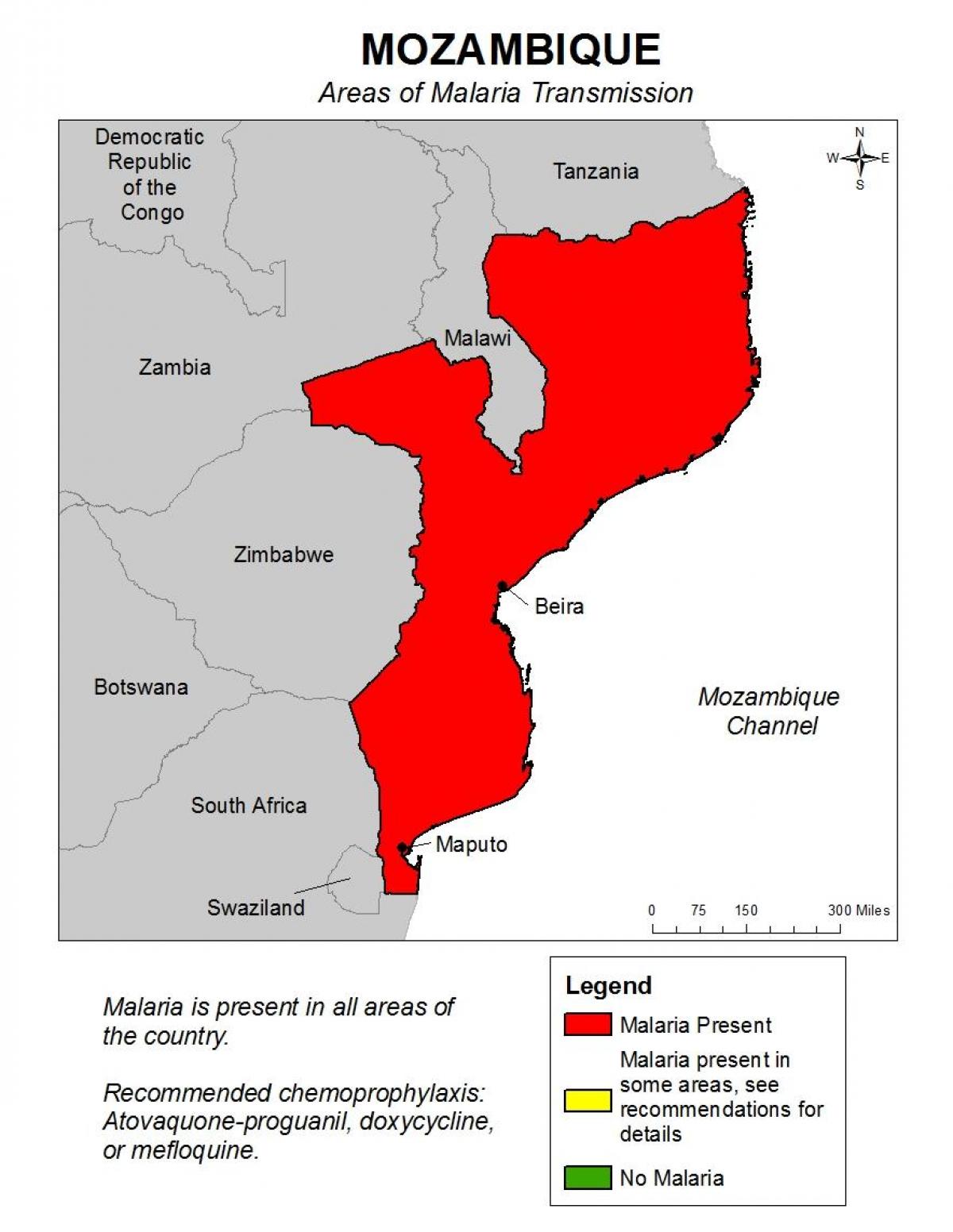 peta Mozambik malaria