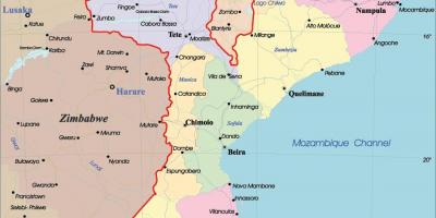Mozambik di peta